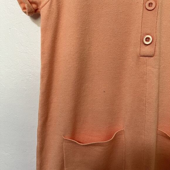 Show Me Your Mumu Gio Sweater Romper Size S Cantalope Knit Coastal Festival - Picture 6 of 9